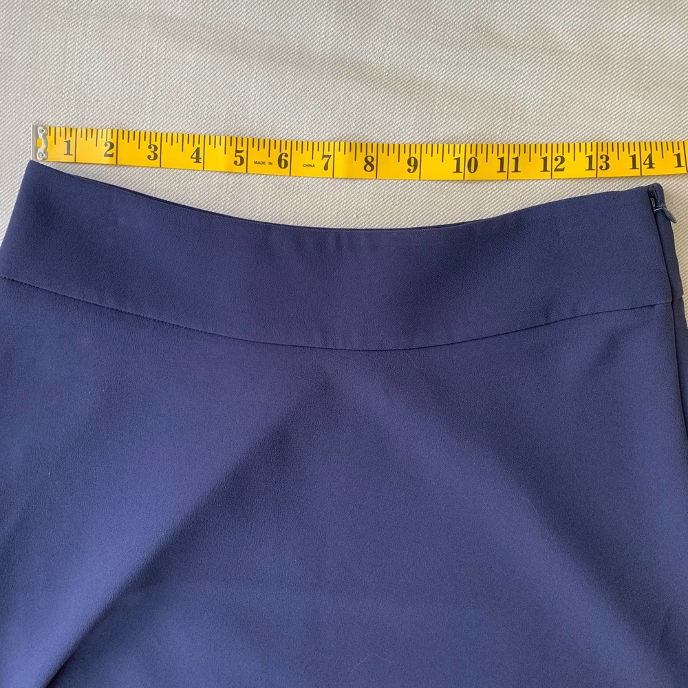 NWT Boden Stackpole Bias Cut Midi Skirt Navy Size 6P - Picture 7 of 8